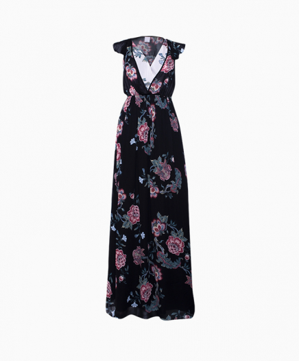 Robe Floral Noeud