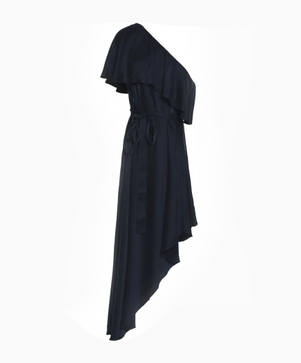 Robe One Shoulder Navy