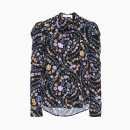 Blouse Imprimée Floral noire