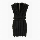 Robe Black Fringe