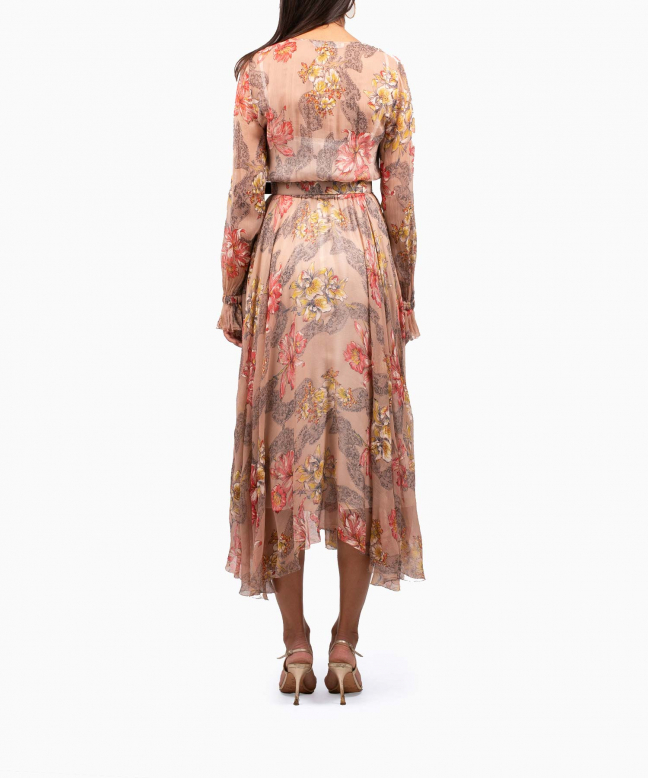 Location robe Philosophy Di Lorenzo Serafini Floral Ruffled 3