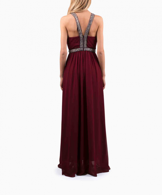 Location robe BCBG Burgundy Stone 3