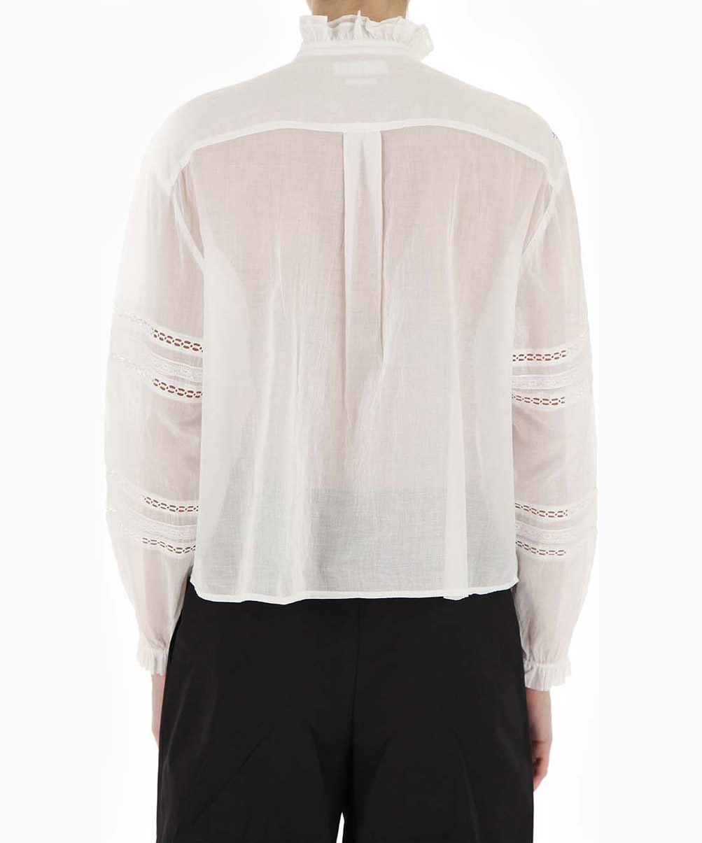 Location Top ISABEL MARANT ETOILE Mora blanc 3