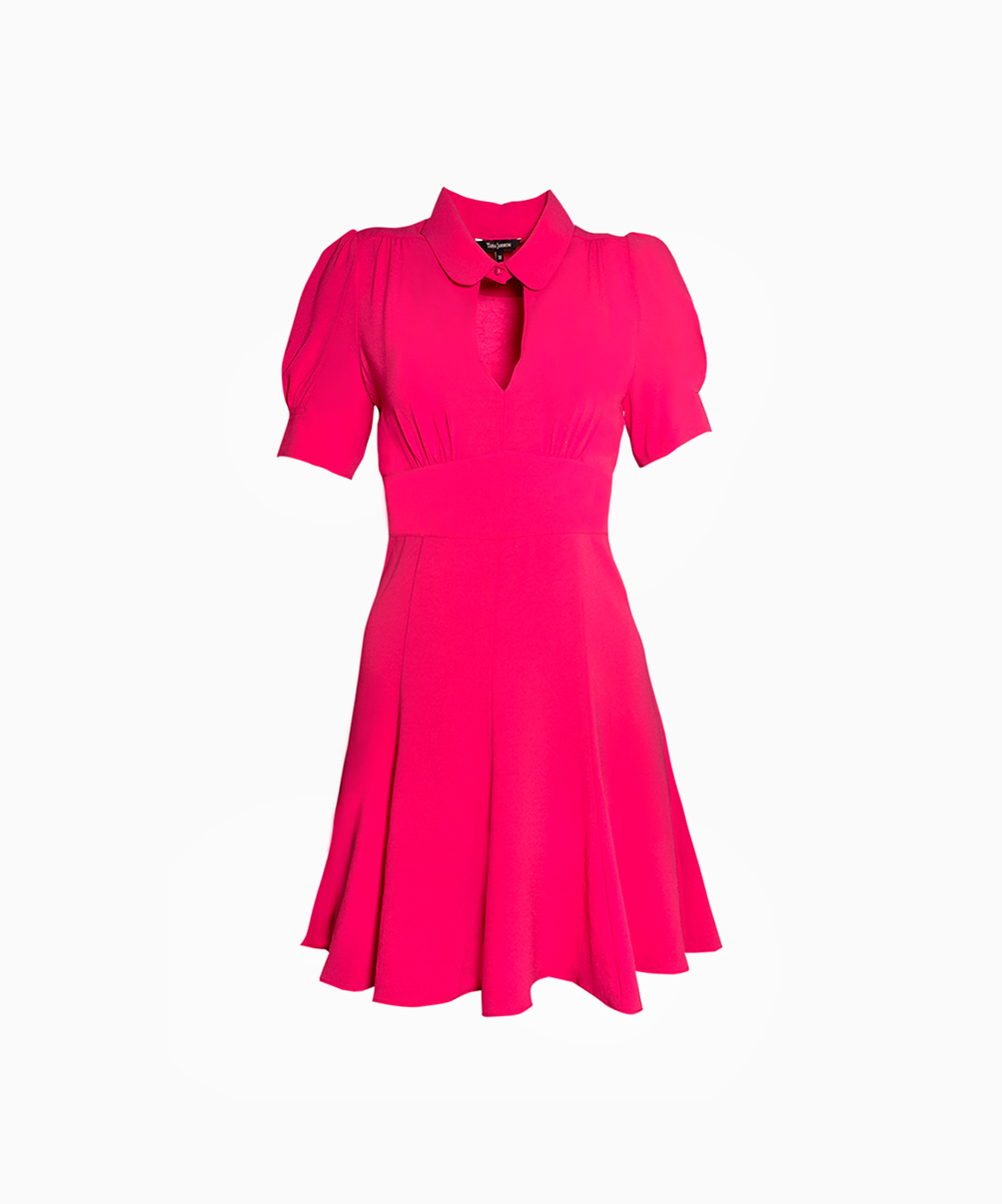 Location Robe TARA JARMON Cécile Fuchsia 1