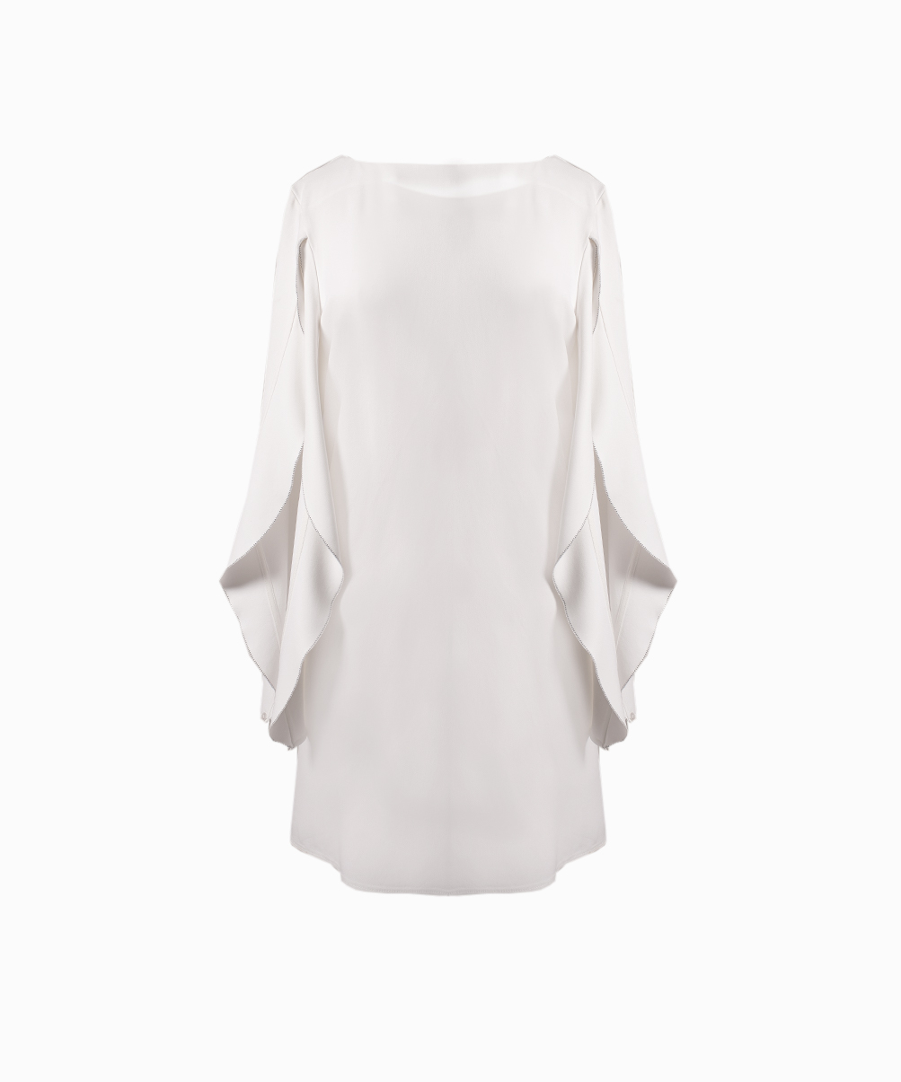 Location robe Elisabetta Franchi Sartorial Blanche 1