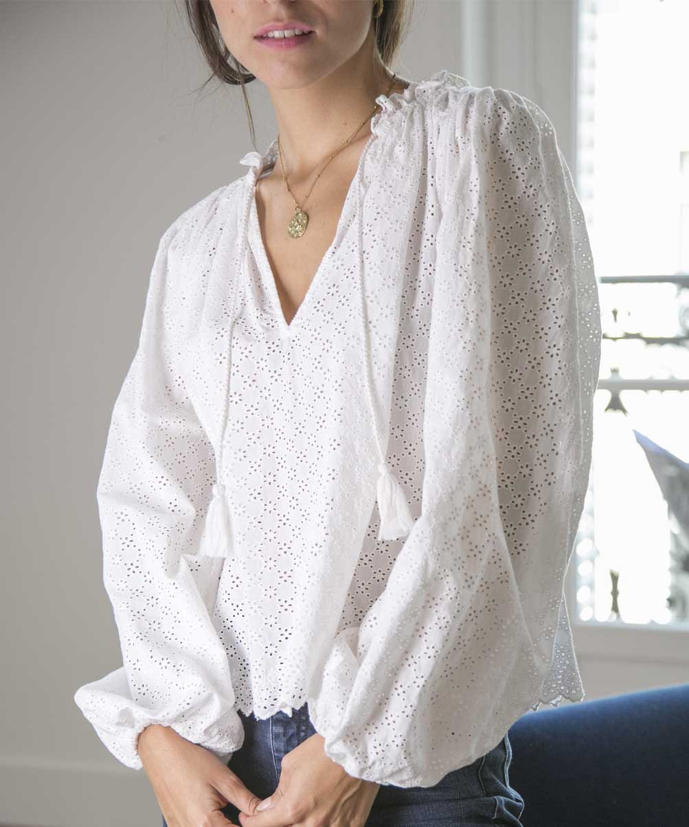 Location Top ULLA JOHNSON Broderie 2