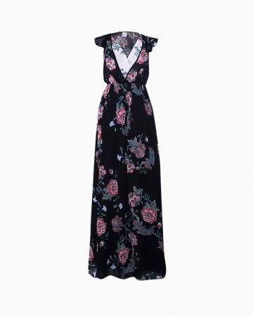 Robe Floral Noeud