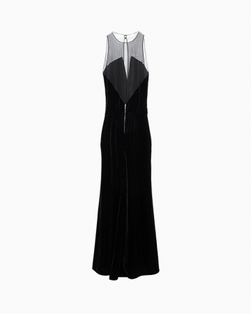 Robe velvet noire