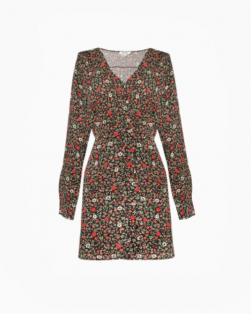 Robe Lana Fleurs