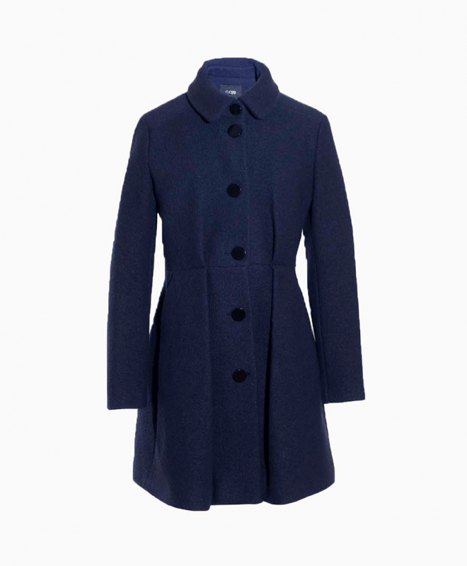 Location MAJE Marine Wool Coat 1