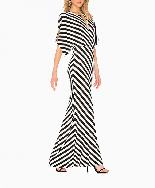 Location robe NORMA KAMALI Striped 3