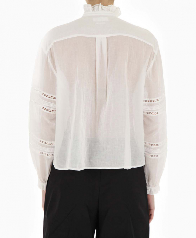 Location Top ISABEL MARANT ETOILE Mora blanc 3