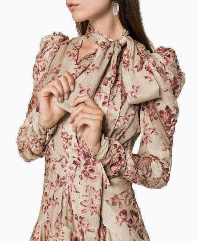 Location Robe Zimmermann Floral Neck Tie 4