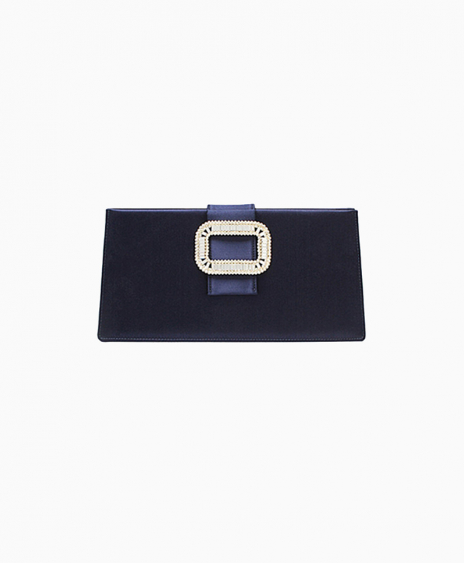 Location pochette Roger Vivier Pilgrim Navy 1