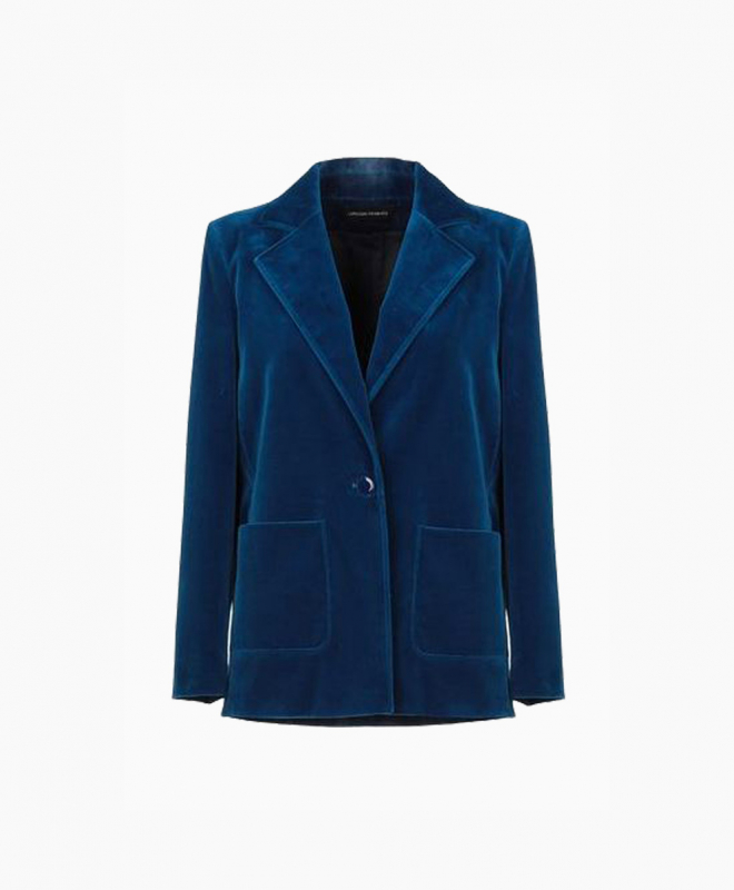 Location Veste VANESSA SEWARD Velours Bleu 1